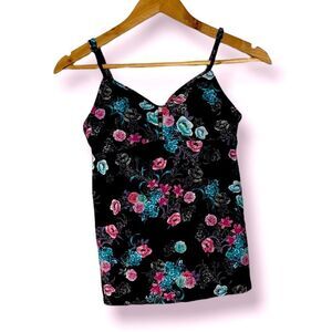 Floral Tank Bikini Swimwear Set UNDERWEAR PROTECTOR STILL ON